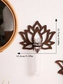 Lotus Wall Planters for Indoor Plants - Axyaa Plant Propagation Station Gift