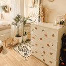 Nordic Orange Fruit Boho Wall Sticker for Kids Bedroom by Axyaa