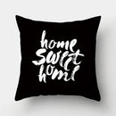 Axyaa Geometric Print Polyester Sofa Cushion Covers Home Decor Pillowcase
