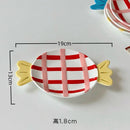 Axyaa Candy Shaped Plate: Colorful Dessert Dish, Perfect Gift for Girls