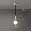 Axyaa Marble Hardware Pendant Lights for Restaurants, Cafes, and Bedrooms