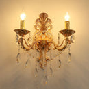 Axya Vintage Crystal Wall Sconce for Elegant Home Decor