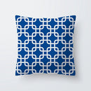 Axyaa Simple Modern Blue Pillowcase for Home Decor