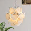 Axyaa Marble Chandelier: Faux Alabaster Ceiling Lamp for Living Room, Dining Room, Bedroom