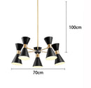 Axyaa Modern Chandelier Stair Pendant Living Room Lights Interior Lighting