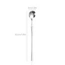 Axyaa Stainless Steel Mirror Ice Scoop Set for Home and Hospitality