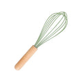 Axyaa Silicone Kitchen Utensils Set - Non-stick Cookware Spatula, Egg Beaters, Shovel & Wooden Handle