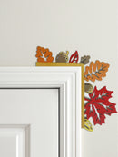 Fall Leaves Wooden Door Topper by Axyaa - Festive Home Decor