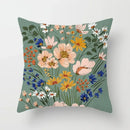 Axyaa Floral Print Office Sofa Cushion Cover - Simple & Stylish Pillow Cover