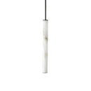 Axyaa Marble Hanging Chandelier LED Pendant Lamp for Home Decor