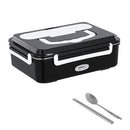 Axyaa Stainless Steel Electric Lunch Box Food Heater for Home & Car