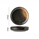 Axyaa Ceramic Tableware Collection: Kiln Changes Salad Dessert Plates Pasta Soup Molecular Dish