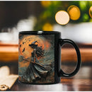 Axyaa Witch Ceramic Coffee Cup Halloween Gift for Witch Fans