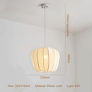 Axyaa Nordic Creamy Style E27 Pendant Light Bar Chandelier Lamparas