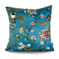 Axyaa Tropical Plant Parrot Decorative Pillow Cover - Flowers Sofa Cushion Case