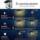 Axyaa Solar Motion Sensor Wall Lights - 3 Lighting Mode Waterproof Security Lamp