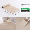 Axyaa Wood Grain Peel and Stick Flooring Tiles, Removable Sticker, 118'' X 15.7''