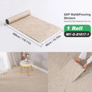 Axyaa Wood Grain Peel and Stick Flooring Tiles, Removable Sticker, 118'' X 15.7''