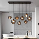 Axyaa Glass Pendant Light Chandelier for Living Room Dining Room