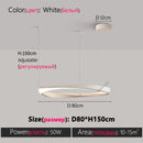 Axyaa Modern Ring Chandelier for Living Room, Bedroom, Study, Restaurant