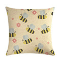 Nordic Cartoon Animal Print Linen Pillowcase for Axyaa Brand