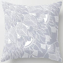 Axyaa Floral Landscape Square Pillowcase