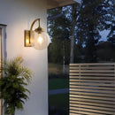Axyaa Nordic Outdoor LED Wall Light Chrome Gold Black Waterproof Garden Balcony Decor