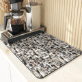 Axyaa Stripe Coasters: Stylish Non-Slip Table Mat & Absorbent Placemat