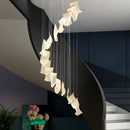 Axyaa Nordic Dining Room Chandelier Ceiling Light Stair Interior Lighting