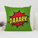 Axyaa Pop Art Cushion Cover: Fun Cartoon Pillow for Living Room Sofa or Bed