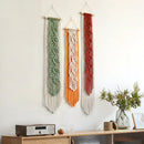 Axyaa Nordic Leaf Macrame Tapestry Hanging: Boho Garden Wall Decor Dream Catcher