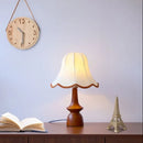 Axyaa Solid Wood Retro Desk Lamp - Luxury Medieval Home Light
