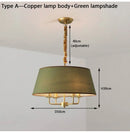 Axyaa Retro Metal Chandelier LED Pendant Lights for Home Decor