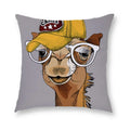 Axyaa Cartoon Dog Cushion Cover - Decorative Pillowcase for Home and Car - 45*45cm