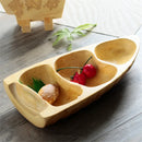 Axya Bamboo Root Basket Tray for Creative Cuisine and Snacks