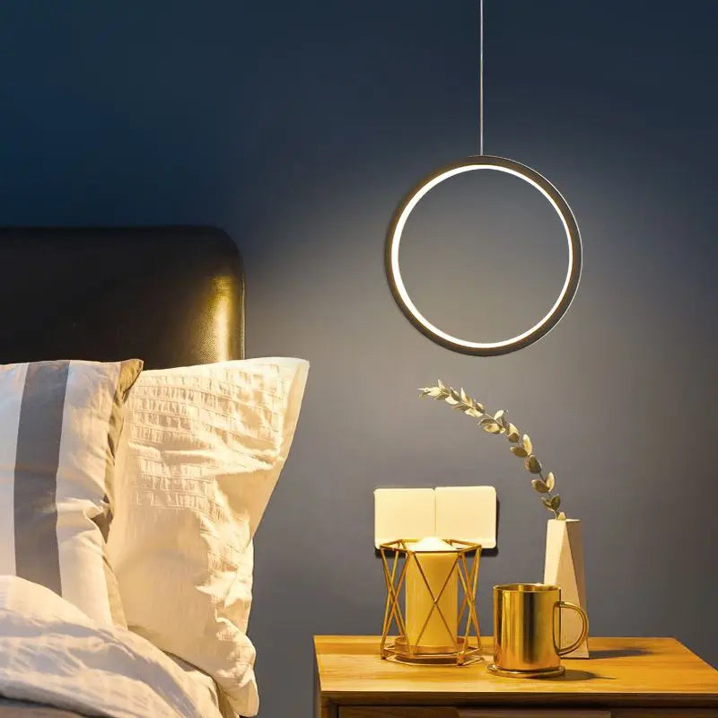 Axya LED Ring Pendant Chandelier for Home Decor Lighting Fixture