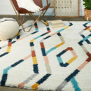 Axyaa Plush Carpet for Kids' Room - Large Area Rug, Soft Baby Crawling Mat