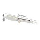 Axyaa Stainless Steel BBQ Grill Tong with Non-slip Silicone - Kitchen Essential