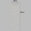 Axyaa Modern Duplex Building Staircase Chandelier for Living Room Indoor Lighting