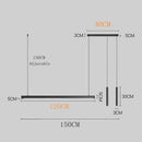 Axyaa Minimalist Pendant Chandelier for Kitchen Island