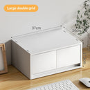 Axyaa 6-Tier Desk Organizer with Drawers and Dividers for Office, Jewelry, Cosmetics, and More