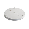 Axyaa 3-Head Black White Chandelier Ceiling Panel - Modern Minimalist Style