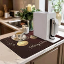 Axyaa Christmas Decor Absorbent Mat for Kitchen and Bathroom
