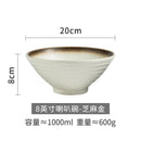 Axyaa Large Ramen Bowl, Japanese Style Ceramic Soup Bowl, Creative Tableware