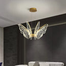 Axyaa LED Butterfly Chandelier: Modern Pendant Light for Living Room & Dining Table