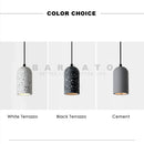 Axyaa Cement LED Pendant Light Fixture for Home Decor, Restaurant, Dining Room