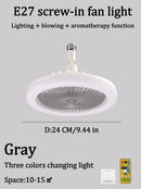 Axyaa Rotatable 3in1 Ceiling Fan with Light Bedroom Lighting Fixture