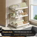 Axyaa Dish Rack Drainer Organizer with Cutlery Storage