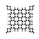 Axyaa Plaid Geometric Wave Stripe Checkerboard Print Throw Pillow Case