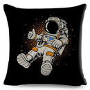 Axyaa Astronaut Sports Cushion: Fun Home Decor for Kids Room, Planet & Music Theme